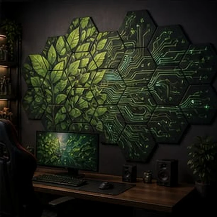 Organic circuit wall panel concept